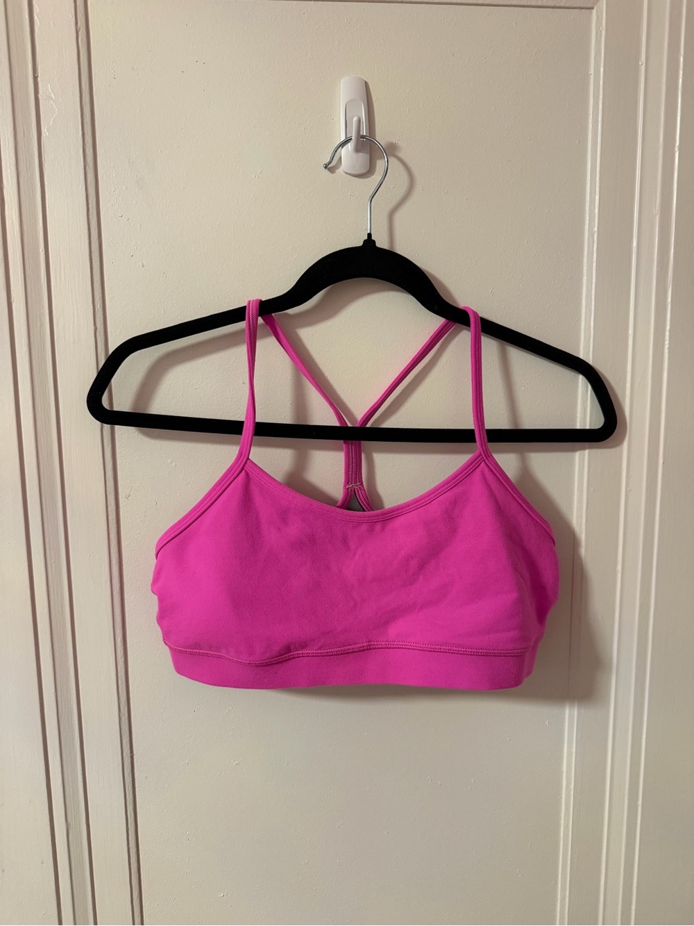 Women’s Hot Pink Flow Y/ Power Y bra